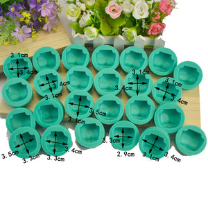 Cake Mold Round Silicone Fondant Chocolate Head Mold DIY Sugar Figurine Baking Tools Birthday Cake Decorating Supplies - Product Image 4
