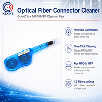 KEXINT FTTH One Click MPO MTP Optical Fiber Connector Cleaner Pen Cassette High-performance Tool for Cleaning Fiber End-faces