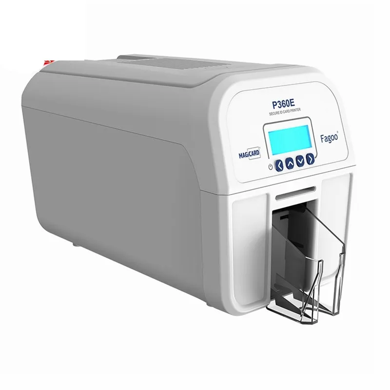 Hot Sale Magicard P360e Enkele/Dubbelzijdige Pvc Id Card Printer Afdrukken Plastic Kaartprinter