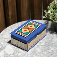 Boîte à biscuits, desserts et pâtisseries en bois rigide de luxe à motifs géométriques, boîte pliante personnalisée pour le Ramadan et l'Aïd, emballage de dattes au chocolat, boîtes cadeaux