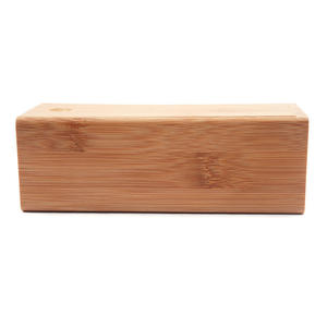 Étui à lunettes en bois Conchen, rectangle, couleur bois naturel, style rétro, résistant aux chutes, résistant à l'usure BC034 - Product Image 4