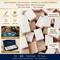 Tuiles de Mahjong Américaines Haut de Gamme Modernes en Acrylique Rose Cristal, Pliables, Écologiques, 4 Couleurs, 160 Pièces, pour Réunions de Famille et Activités Extérieures