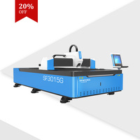 Senfeng Harga Mesin Pemotong Laser Serat Seumur Hidup, Lebih dari 100 Ribu Jam SF 3015G