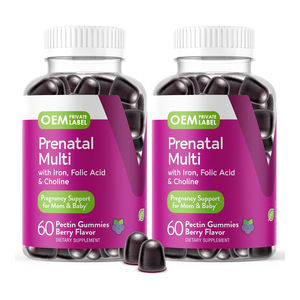 Oem Prenatale Multi Gummies Met Ijzer, Foliumzuur & <span class=keywords><strong>Choline</strong></span> Gummies Prenatale Multivitamine Met Ijzer, <span class=keywords><strong>Choline</strong></span> Foliumzuur Gummies - Product Image 1