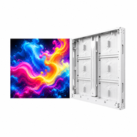 Affichage LED 3D extérieur pour panneau publicitaire, écran d'angle pour bâtiment, panneau d'affichage vidéo, mur vidéo, média IP65