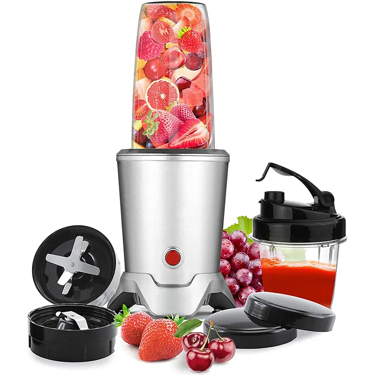 Popular best seller Aluminum housing 2 in1 smoothie maker blender smoothie juicer electric fruit blender small kitchen appliance