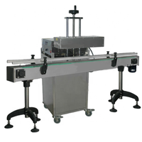 Machine de scellage automatique à induction électromagnétique continue, largeur de scellage maximale de 120 mm, refroidie par air, pour bouteilles, verre, aliments