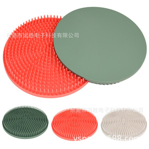 Oval Silicone Dog <b>Feeding</b> <b>Mat</b> Anti Choking Slow <b>Feeding</b> Pad For <b>Pets</b> 320x320x40mm - Product Image 2