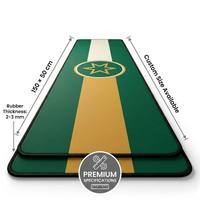 Protège-pieds de matelas pour présentoir de showroom, taille personnalisée, dessus en tissu polyester, base en caoutchouc antidérapante pour détaillants de matelas