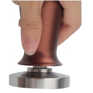 Logotipo personalizado Herramientas de café Mango de aluminio Acero inoxidable Tamper de café plano - Product Image 2