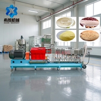 Machine de fabrication de poudre nutritionnelle. Peut être utilisée avec du riz et du maïs. Ligne de production de poudre nutritionnelle entièrement automatisée.