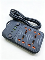 Multiprise YJOPK 2M avec interrupteurs doubles, obturateur de sécurité, prises multiples et ports USB-A et Type-C