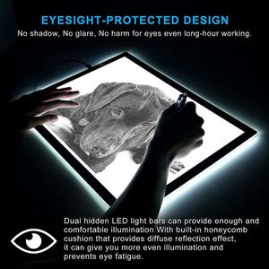 Tablette de dessin LED rechargeable avec batterie intégrée, portable, pour la création artistique en extérieur et le traçage manuel - Product Image 3