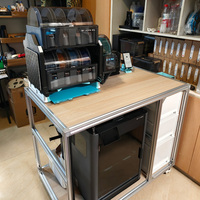 Imprimante 3D FDM industrielle à double buse grande vitesse, format Core-XY, modèle Original Bambu H2C AMS Combo