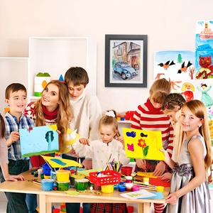 Tre Nâng Cấp Trắng Tác Phẩm Nghệ Thuật Hiển Thị Lưu Trữ Composite Front-Mở Trẻ Em Khung Nghệ Thuật - Product Image 5