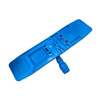 Cadre de vadrouille plat et anti-poussière pliable en plastique lourd avec manche télescopique en aluminium à tête de vadrouille en polyester durable