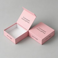 Boîte cadeau magnétique vide de qualité supérieure avec design imprimé personnalisé, emballage de produits de soin de la peau et de parfums, boîte en carton rigide de luxe