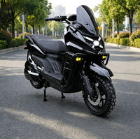 Moto électrique tout-terrain robuste pour adultes, moteur 2000W, pneus larges de 12 pouces, frein à disque double, scooter électrique tout-terrain