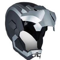 Casco Luminoso Abrible de Máquina de Guerra, Regalo Festivo, Máscaras 1:1 con Ojos Láser, Accesorios de Cosplay para Adultos y Niños