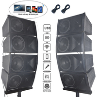 Sistema de Altavoces PA de 2.1 Canales con Subwoofer Profesional de 18 Pulgadas y 5000 W, Sistema de Karaoke con Bluetooth, Altavoz de Línea Array, Bocina Parlante