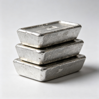 Lingot de zinc haute pureté 99,9%-99,995% en plaque de 20 kg, emballage export avec services de découpe, pliage et soudage
