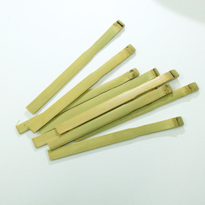 Brochettes en bois de bambou Teppo de 6cm de couleur naturelle avec larges poignées Brochettes de cuisine pour boulettes de viande Outils de cuisson - Product Image 6