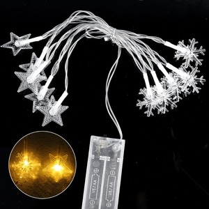 <span class=keywords><strong>Guirlande</strong></span> lumineuse LED USB en forme <span class=keywords><strong>de</strong></span> flocon <span class=keywords><strong>de</strong></span> neige, 6M, 40 LED, colorée, <span class=keywords><strong>pour</strong></span> intérieur, mariage, Noël, fêtes, festivals - Product Image 3