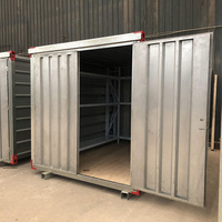Conteneur de stockage pliant en acier de haute qualité construction rapide maisons modulaires préfabriquées Construction extérieure conception moderne utilisation d'entrepôt