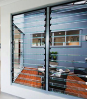 Volets en verre jalousie transparents et opaques en aluminium, stores électriques sur mesure pour villas, appartements et projets hôteliers