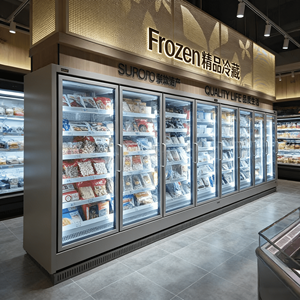 Congelatore Commerciale con Porta in Vetro per Esposizione di Birre e Bevande in Supermercato - Offerta Speciale - Product Image 3