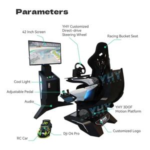 Máquina de Juego de Carreras con <span class=keywords><strong>Simulador</strong></span> de Auto <span class=keywords><strong>F1</strong></span> en Realidad Aumentada (AR) para Parques de Diversiones, Comercial, OEM ODM, Movimiento 3DOF - Product Image 3