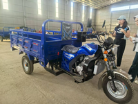 Tricycle de transport à trois roues à benne basculante, à vendre directement de l'usine, nouveau matériau en fer