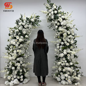 Décoration d'entrée de mariage sur le thème de la forêt personnalisée, porte florale, arche de fleurs artificielles - Product Image 6