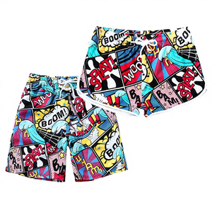 Pantalones Cortos Deportivos de Verano para Hombre, Ecológicos, de Secado Rápido, Estampados, Personalizables, de Poliéster, Estilo Surf, de Cinco Puntos, Personalizables - Product Image 6
