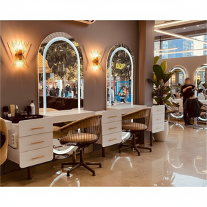 Miroir de salon moderne en verre à LED, pliable et réglable, idéal pour chambre, centre commercial et hôtel – Vente chaude - Product Image 2