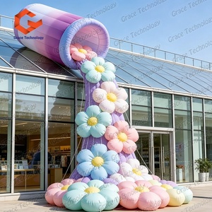 Décoration Gonflable Géante Personnalisée : Fleur et Céramique Gonflables pour Exposition Extérieure - Product Image 5