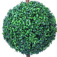 Décoration intérieure extérieure personnalisée double boule style cyprès/pin/cèdre artificiel arbre bonsaï artificiel pour décoration