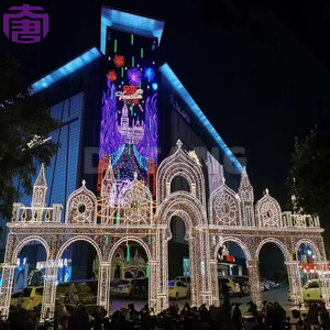 Christmas Motif Arch <b>Light</b> Creating a Grand Entrance Decoration for Outdoor Holiday Events and Commercial <b>Spaces</b> - Product Image 6