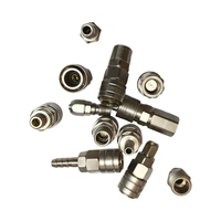 PP20/30/40 PM20/30/40 Fitting Pneumatik Sambungan Pengunci Otomatis Aksesori Kompresor Udara Konektor Kopling Cepat