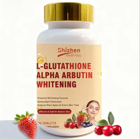 Comprimés blanchissants premium L-Glutathion Alpha Arbutine, puissant antioxydant pour les soins de la peau