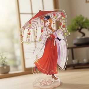 Soporte Acrílico OEM/ODM para Figuras de Anime, Estilo Kimono Japonés, Regalo Perfecto para Fans del <span class=keywords><strong>Manga</strong></span>, Ideal para Escritorio, Estilo Ita Display - Product Image 3