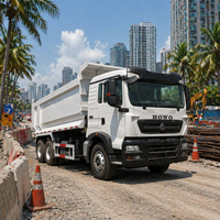 Восстановленный самосвал Howo NX 6x4, 400 л.с., двигатель Weichai, полный комплект запчастей для горнодобывающей и логистической техники