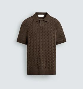TAOP&ZA 2026 Nuovo Maglione Casual da <span class=keywords><strong>Uomo</strong></span> <span class=keywords><strong>Slim</strong></span> <span class=keywords><strong>Fit</strong></span> a Maniche Corte con Colletto Versatile in Maglia 6771404 - Product Image 2