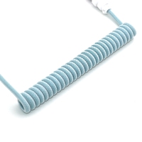 Approvisionnement d'usine personnalisé OEM Type C USB clavier mécanique couleur aviateur USB C câble de données Paracord enroulé