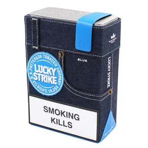 Processing and customization direct supply of cigarette case packaging European and American style high-end cigarette case
