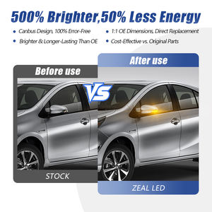 Luz Intermitente Dinámica Ámbar para Espejo Lateral, para Toyota <span class=keywords><strong>Yaris</strong></span> JPP Camry <span class=keywords><strong>Hybrid</strong></span> 2011-2014, Mercado Europeo - Product Image 5