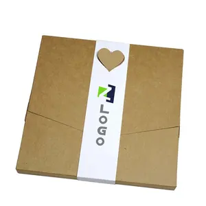 Custom Logo Branded shirt paper box T-shirt packaging gift cases kraft folded low price mini kraft foldable paper T-shirt box