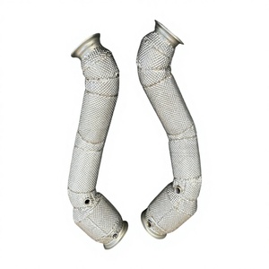 Downpipes Deportivos Vortex con Protección Térmica de 200 Celdas para McLaren GT 4.0L V8 Biturbo, Alto Flujo y Rendimiento, Garantía de 2 Años - Product Image 1