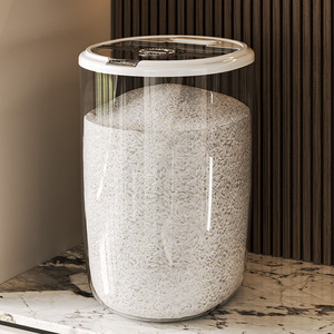 WANUO Contenedor de Almacenamiento de Arroz para Cocina de 15 kg, Recipiente de Plástico a Prueba de Insectos para Guardar Arroz - Product Image 4