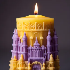 DUMO Vela de silicone para castelo de luxo com design personalizado, molde 3D para aromaterapia, fabricação de velas de silicone de gesso